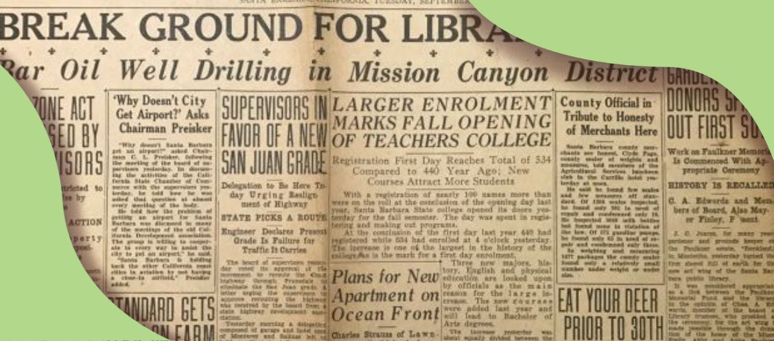 Santa Barbara Area Newspapers Now Digitized And Preserved! | Santa ...